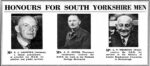 Honours for South Yorkshire Men